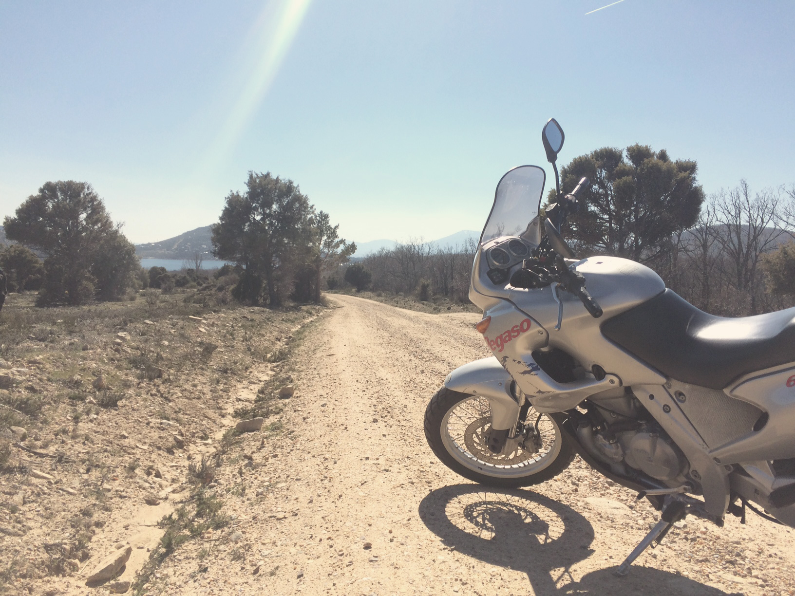 Imagen sobre la ruta 5 puertos de la Sierra de Guadarrama.