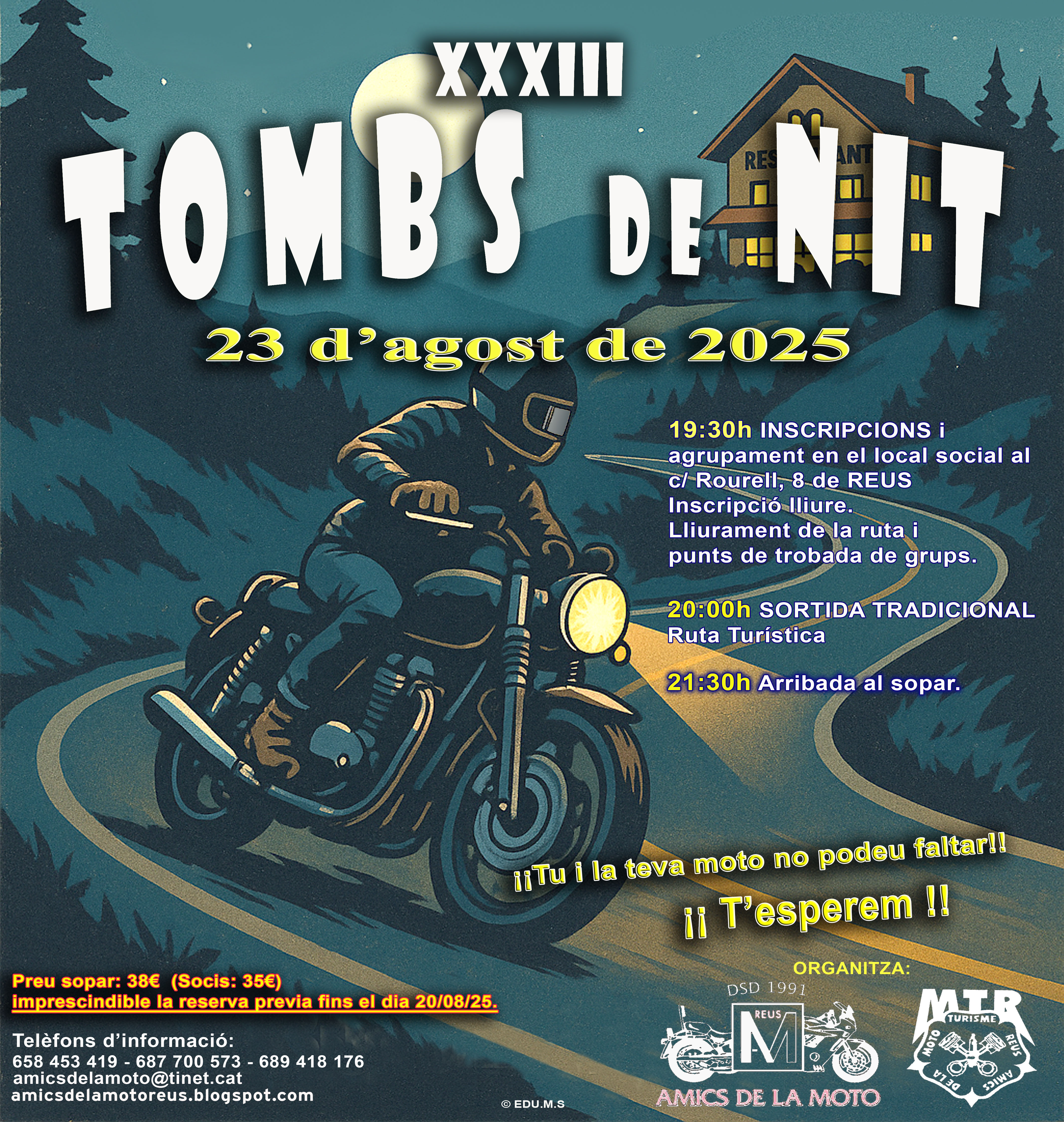 Imagen sobre la ruta Tombs de Nit 2025