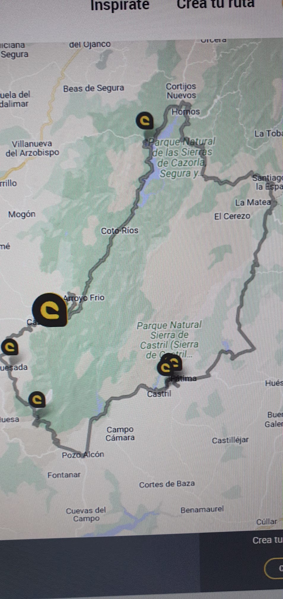 Imagen sobre la ruta Ruta por la Sierra de Cazorla