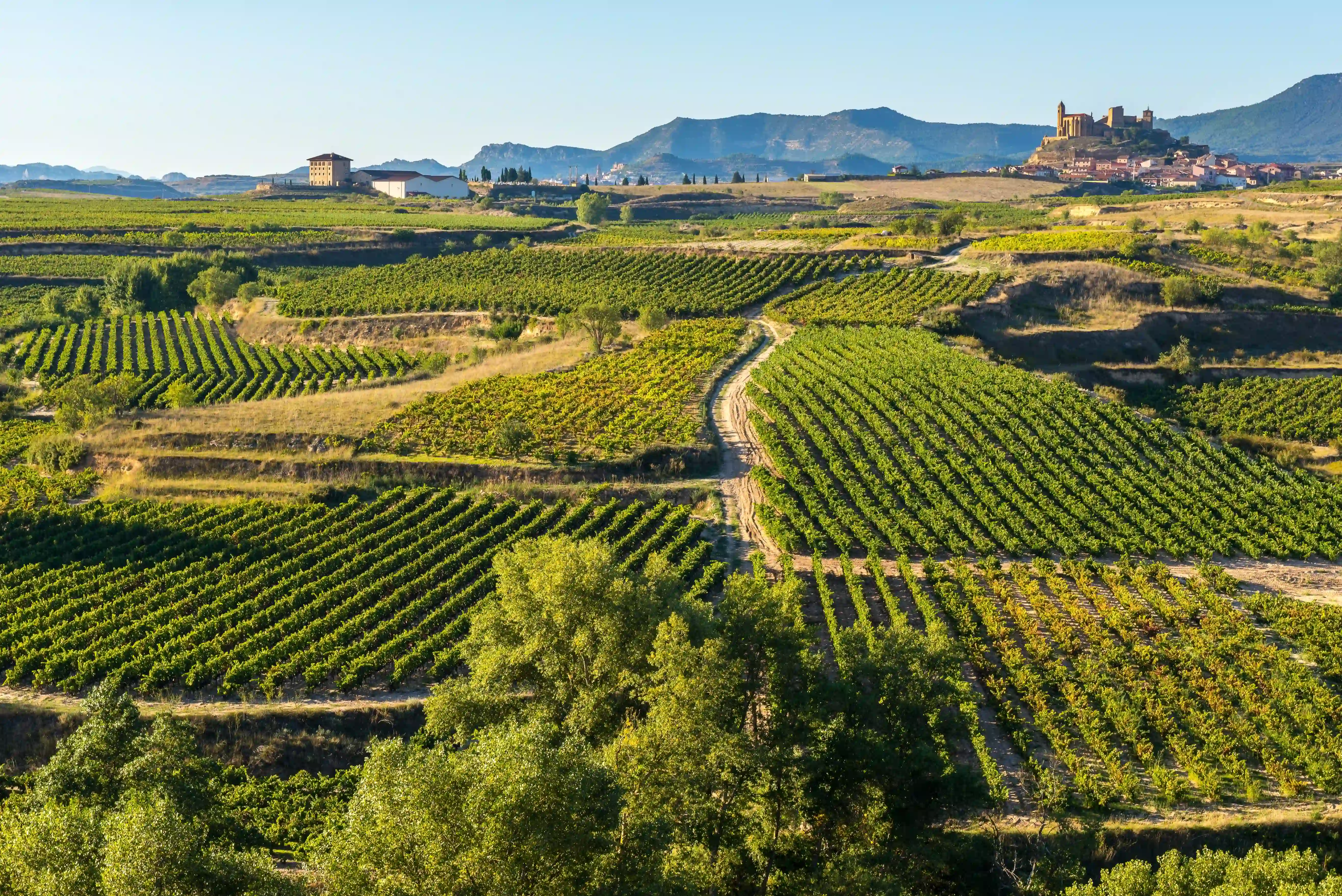 Paisaje pintoresco sobre la comunidad autónoma